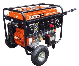 DuroStar DS4000WGE 4, 000 Watt Gas Powered Portable Generator With Electric Start And 210 AMP Electric Welder Combo  Portable Welding Machine  Patio, Lawn & Garden