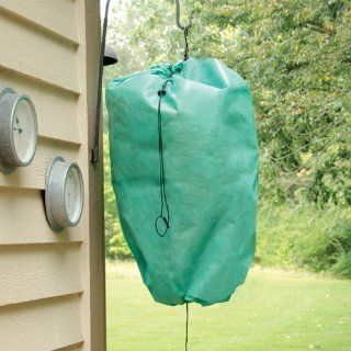 Nuvue Fabric Frost Cover for Hanging Baskets & Potted Plants  Hanging Planters  Patio, Lawn & Garden