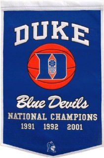 Duke Blue Devils Commemorative Banner  Sports Fan Wall Banners  Sports & Outdoors