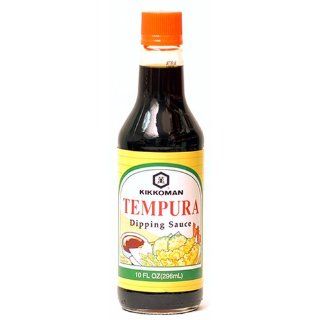 Kikkoman Brand   Tempura Sauce 10 Oz.  Tempura Coatings  Grocery & Gourmet Food
