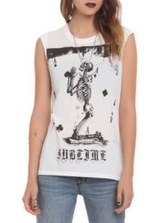 Sublime Skull Muscle Girls Top Size  X Large