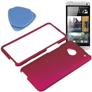 BW Hard Shield Shell Cover Snap On Case for AT&T, Sprint, T Mobile HTC One + Tool  Rose Pink Cell Phones & Accessories