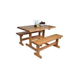 John Boos Trestle Table 30x60 inches Counter Height Version 36 inch H   Dining Tables