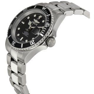 Invicta 9937C Stainless Steel Coin Edge Pro Diver Black Dial Swiss Automatic Invicta Watches
