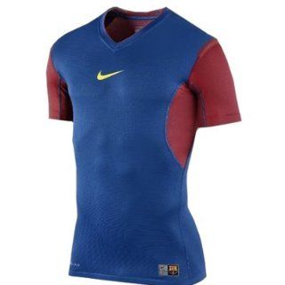 Nike Pro Men's Vapor FC Barcelona Soccer Shirt Size Large  Running Shirts  Sports & Outdoors