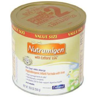 Nutramigen with Enflora LGG for Cows Milk Allergy Powder Can, for Babies 0 12 Months, 19.8 Ounce Health & Personal Care