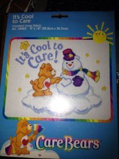 Care Bears "It's Cool to Care" Counted Cross Stitch Kit 9"x 12"