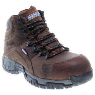 Men's Michelin HydroEdge ST WP Work Boots BROWN 10.5 M Shoes