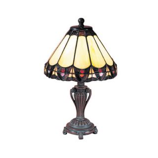 Dale Tiffany Peacock Accent Table Lamp