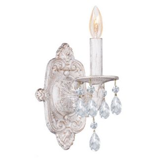 Crystorama Sutton 1 Light Candle Wall Sconce