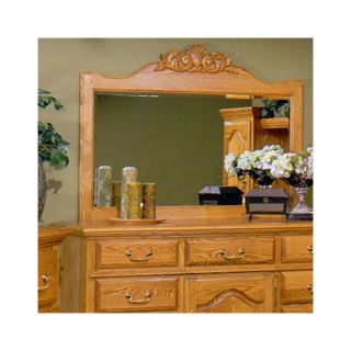 Country Heirloom Crowned Top Dresser Mirror