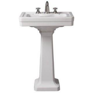 Porcher Lutezia II Pedestal Bathroom Sink Set   24020