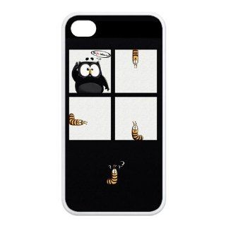 Custom Owl TPU Back Cover Case for iPhone 4 4S PP 3490 Cell Phones & Accessories