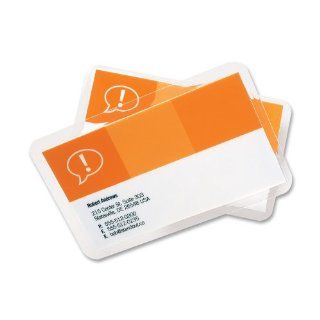 GBC HeatSeal LongLife Laminating Pouches, Business Card Size, 2.188 x 3.688  Inches, 10 mm Thickness, Clear, 100 Pouches per Pack (3740412)  Laminating Machines 