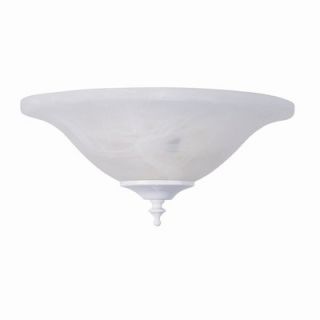 Concord Fans Glass Bowl Fixture in White