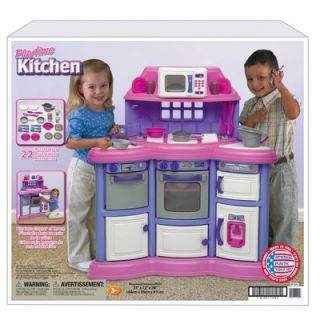 American Plastic Toys 22 Piece Homestyle Kitchen Set
