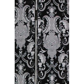 Oriental Furniture 70.88 x 47.25 Damask 3 Panel Room Divider