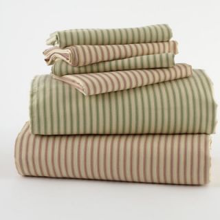 Traditions Linens Antique Ticking Sheet Set