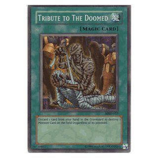 Yu Gi Oh   Tribute to The Doomed (MRD 057)   Metal Raiders   1st Edition   Super Rare Toys & Games