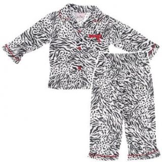 Laura Dare Zebra Coat Pajamas for Toddlers and Girls Clothing