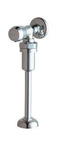Chicago Faucets 732 VB665PSHCP Angle Urinal Metering Fitting, Chrome   Urinal Flush Valves  