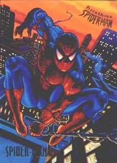 Spider Man, Fleer Ultra HOLOBLAST Spider Man Vs. Scorpion #3 of 6 Single Trading Card  