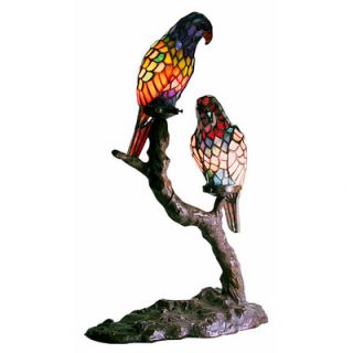 Warehouse of Tiffany Exotic Birds Accent Table Lamp
