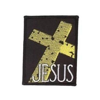 Novelty Iron On Religious Christian Faith Patch   Christian Bible Jesus Stone Cross Applique   Bumper Stickers