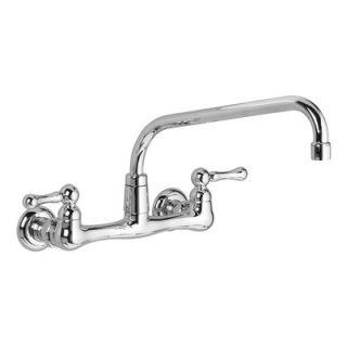 American Standard Heritage Two Handle Wall Bridge Faucet with Optional