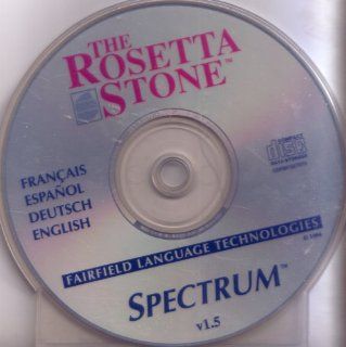 The Rosetta Stone Francais, Espanol, Deutsch, English Software