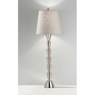 Feiss Edessa One Light Buffet Lamp in Polished Nickel