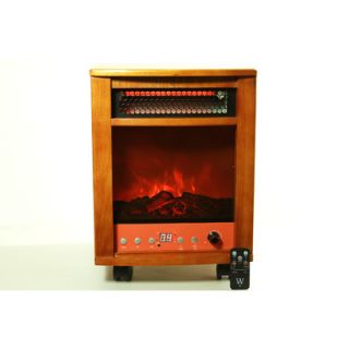 Dr. Infrared Heater Infrared Heater Fireplace 1500W with Dual Heating