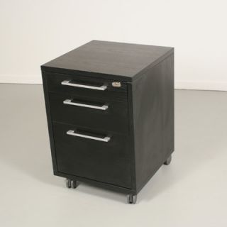 Tvilum Pierce Office Mobile File with Three Drawer in Coffee