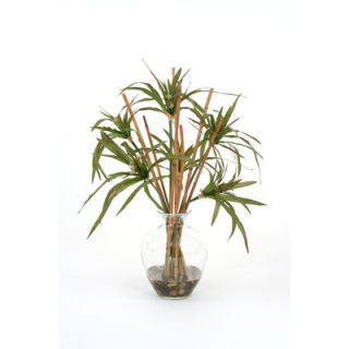 Distinctive Designs Silk Umbrella Grass in Vase