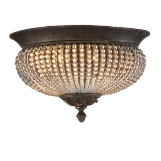 Uttermost Cristal de Lisbon 2 Light Flush Mount