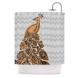 Peacock Polyester Shower Curtain