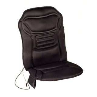 Six Motor Massaging Seat Cushion in Black