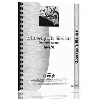Minneapolis Moline M670 Tractor Operator Manual (MM O M670) Jensales Ag Products Books