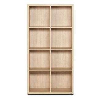 didit Click Furniture 4 Row and 2 Column Thick Framed Open Cabinet