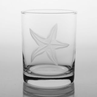 Rolf Glass Starfish 14 Oz DOF Glass (Set of 4)