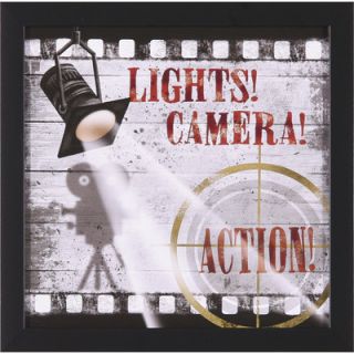 Pro Tour Memorabilia Lights Camera Action B Framed Vintage