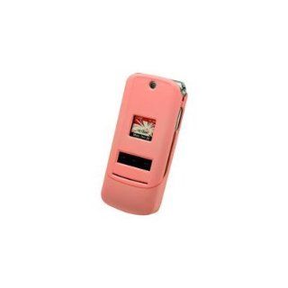 Motorola KRZR K1M Baby Pink Cellet Rubberized Proguard Snap On Cover Case (With Belt Clip) Cell Phones & Accessories