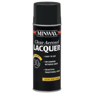 Minwax 12.25 Oz Clear Brushing Lacquer Spray Semi Gloss