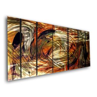 All My Walls Abstract by Ash Carl Holographic Wall Art   23.5 x 60