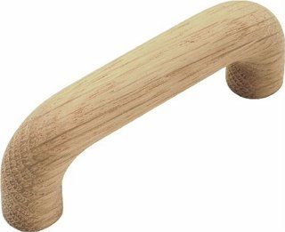 Hickory Hardware P673 UW 3 Inch Natural Woodcraft Pull, Unfinished Wood   Cabinet And Furniture Pulls  
