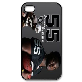 mcclain wp Oakland Raiders Snap on Hard Case Cover Skin compatible with Apple iPhone 4 4S 4G Cell Phones & Accessories