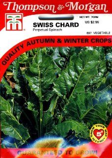 Thompson & Morgan 697 Swiss Chard Perpetual Spinach Seed Packet  Lawn And Garden Hand Tools  Patio, Lawn & Garden