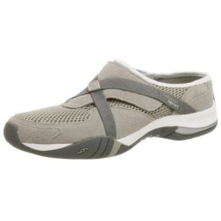 Naturalizer Women's Dolly Athleisure Clog with Dr. Scholl's Gel Insert, Grey/Charcoal, 6 M Shoes