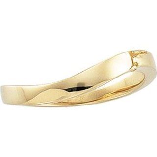 Stackable Ring in 14k Yellow Gold   Size 7 Jewelry