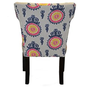 Sole Designs Calandra Cotton Wingback Cotton Slipper Chair (Set of 2)